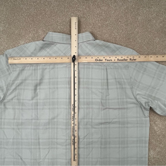 Orvis Classic Collection Shirt XXL Gray Plaid Button Up Short Sleeve Outdoor Men - Picture 12 of 14